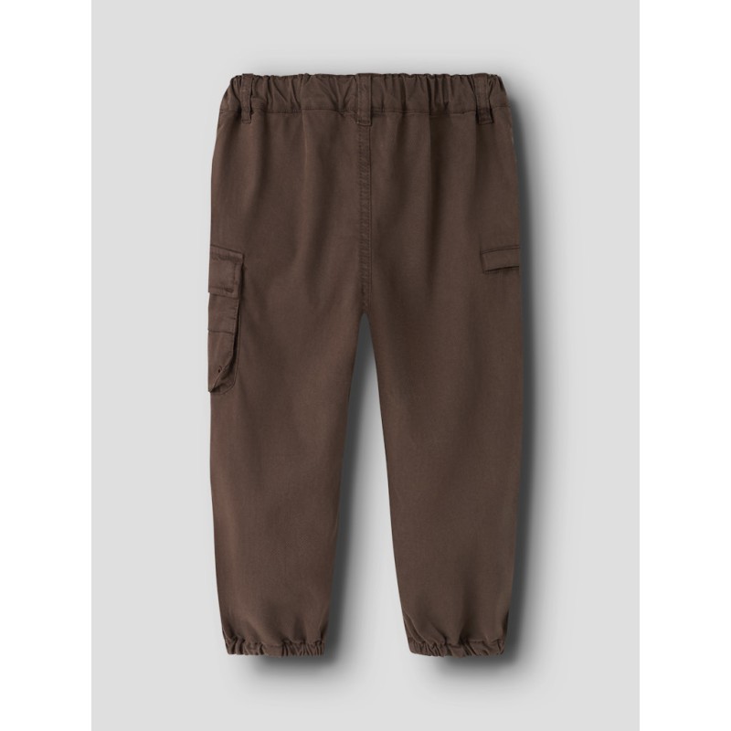 NAME IT Mini Jog cargo bukser - Chestnut