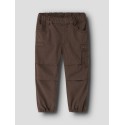 NAME IT MINI dreng - Ben jogger barrel fit cargo bukser - Chestnut