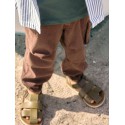 NAME IT MINI dreng - Ben jogger barrel fit cargo bukser - Chestnut