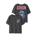 NAME IT Kids Jynin Stitch kortærmet T-shirt - Black Oyster