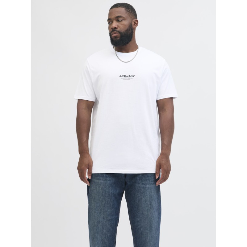 JACK & JONES PLUS Soho T-shirt - Hvid