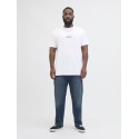 JACK & JONES PLUS Soho T-shirt - Hvid