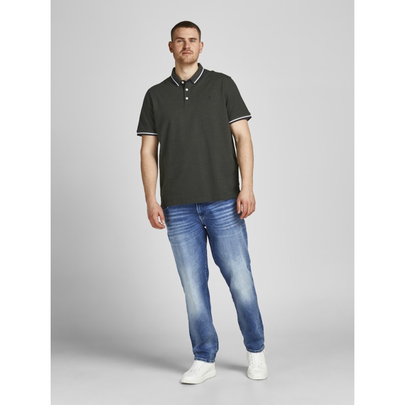 JACK & JONES PLUS Paulos Polo - Forest Night