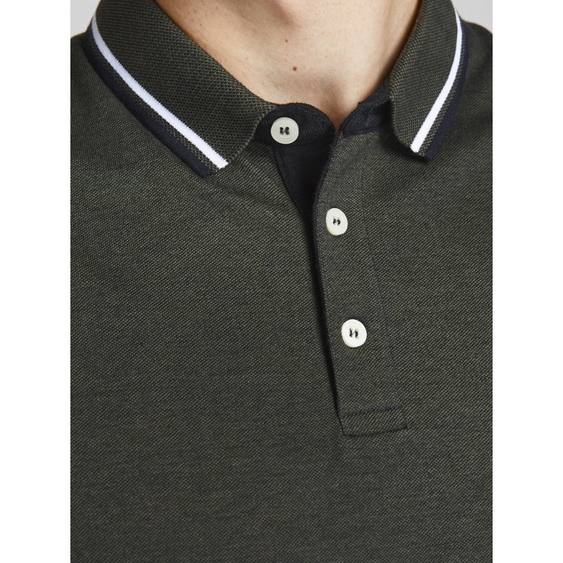 JACK & JONES PLUS Paulos Polo - Forest Night