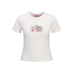 JJXX Gigi kortærmet T-shirt - Cloud Dancer
