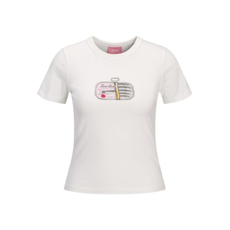 JJXX Gigi kortærmet T-shirt - Cloud Dancer