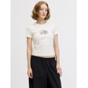 JJXX Gigi kortærmet T-shirt - Cloud Dancer
