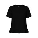 PIECES Disso kortærmet T-shirt - Sort