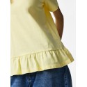 PIECES Disso kortærmet T-shirt - French Vanilla