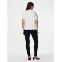 PIECES Disso kortærmet T-shirt - Bright White