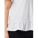 PIECES Disso kortærmet T-shirt - Bright White