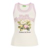 JJXX Hilda Print Tanktop - Vanilla Ice / Full Flavoured
