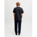 JACK & JONES Organic relaxed kortærmet T-shirt - Sort