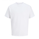 JACK & JONES Organic relaxed kortærmet T-shirt - Bright White