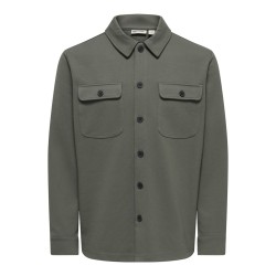 ONLY & SONS Kodyl Sweat Overshirt - Beluga