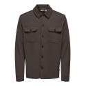 ONLY & SONS Kodyl Sweat Overshirt - Coffee Bean Melange