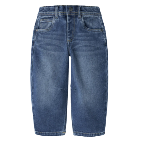 NAME IT Mini Ben barrel jeans - Medium Blue Denim