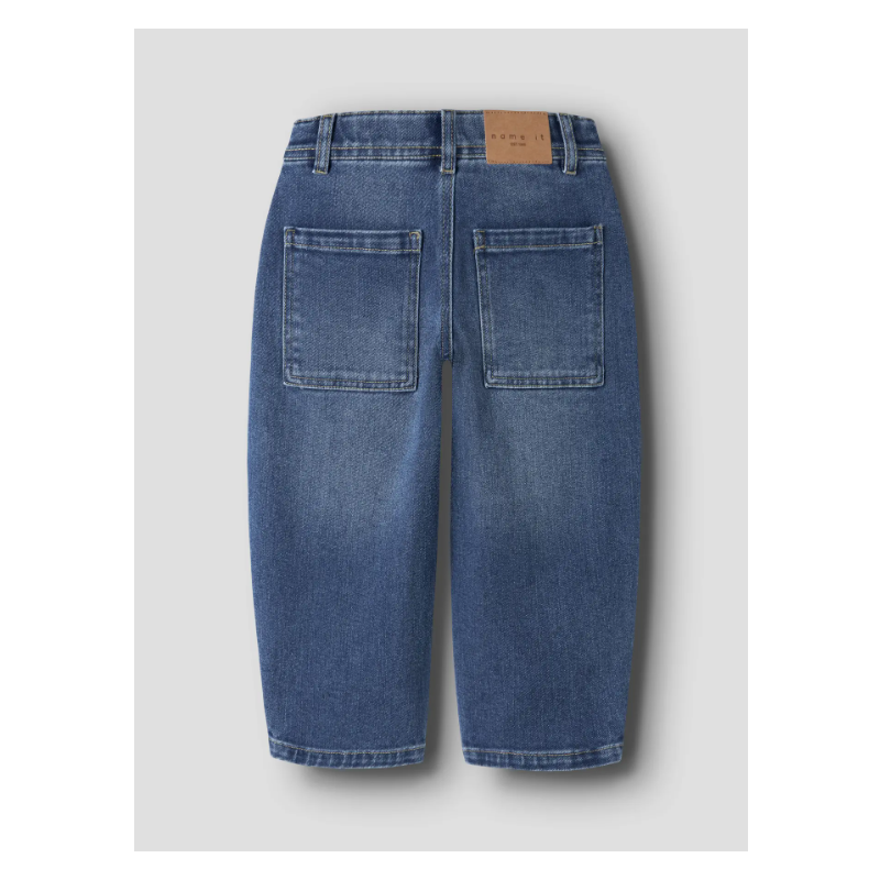 NAME IT Mini Ben barrel jeans - Medium Blue Denim