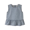 NAME IT Kids Rain denim top - Special Blue Grey Denim