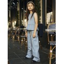 NAME IT Kids Rain denim top - Special Blue Grey Denim