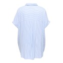 ONLY CARMAKOMA Penna S/S Skjorte - Cornflower Blue