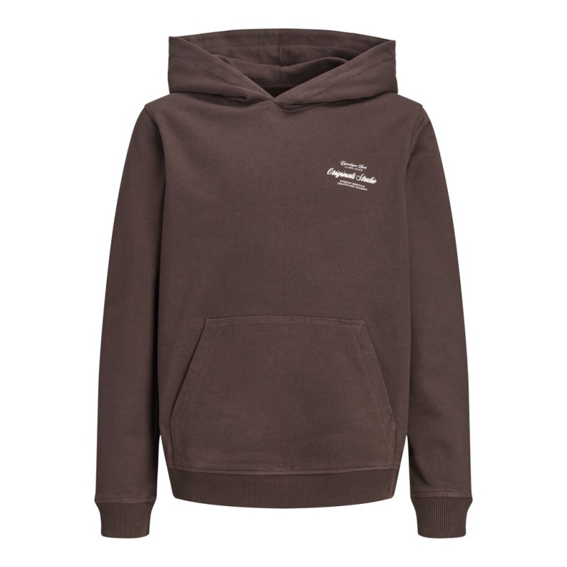 JACK & JONES JUNIOR Norrebro Typo Hoodie - Java