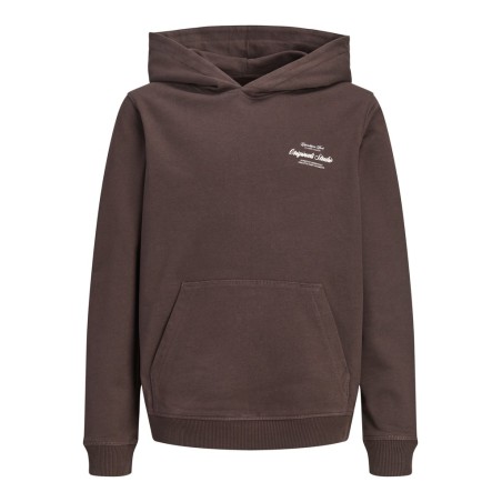 JACK & JONES JUNIOR Norrebro Typo Hoodie - Java