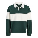 JACK & JONES Junior Frederiksberg sweat polo - Pine Grove
