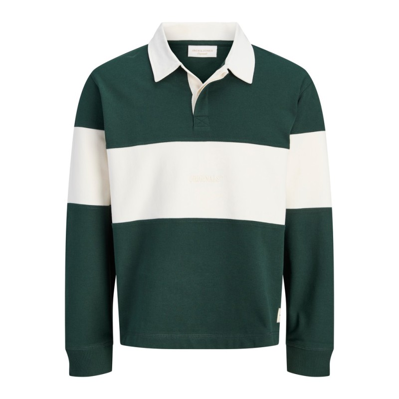 JACK & JONES Junior Frederiksberg sweat polo - Pine Grove