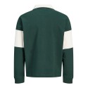 JACK & JONES Junior Frederiksberg sweat polo - Pine Grove