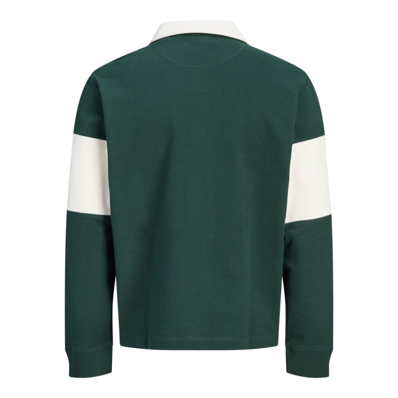JACK & JONES Junior Frederiksberg sweat polo - Pine Grove