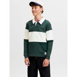JACK & JONES Junior Frederiksberg sweat polo - Pine Grove