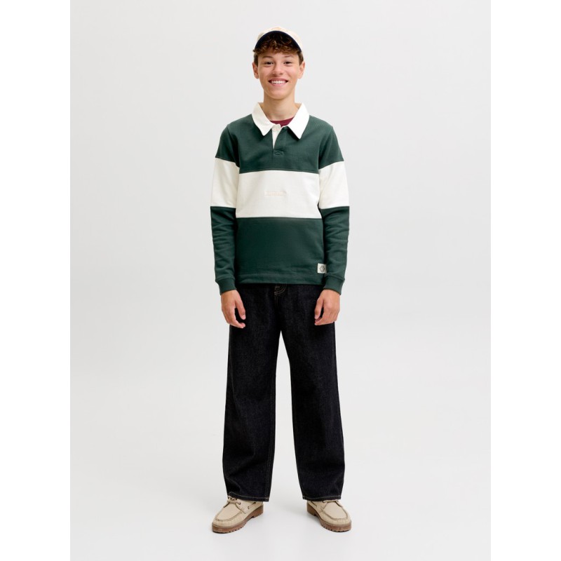 JACK & JONES Junior Frederiksberg sweat polo - Pine Grove