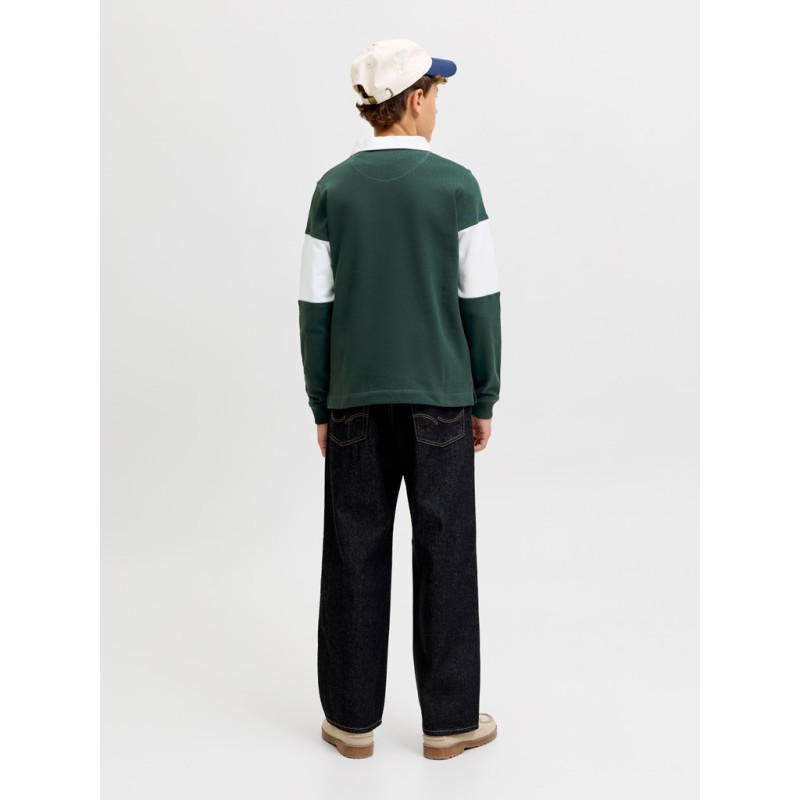 JACK & JONES Junior Frederiksberg sweat polo - Pine Grove