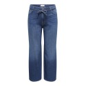 ONLY CARMAKOMA Anna mellem talje denim jeans - Dark Blue Denim