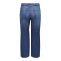 ONLY CARMAKOMA Anna mellem talje denim jeans - Dark Blue Denim