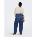 ONLY CARMAKOMA Anna mellem talje denim jeans - Dark Blue Denim