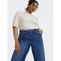 ONLY CARMAKOMA Anna mellem talje denim jeans - Dark Blue Denim
