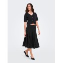 JDY Astra 3/4 ærmet cardigan - Sort