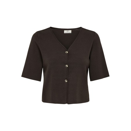 JDY Astra 3/4 ærmet cardigan - Coffee Bean
