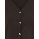 JDY Astra 3/4 ærmet cardigan - Coffee Bean