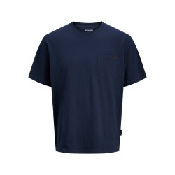 JACK & JONES PLUs Dover kortærmet T-shirt - Navy Blazer