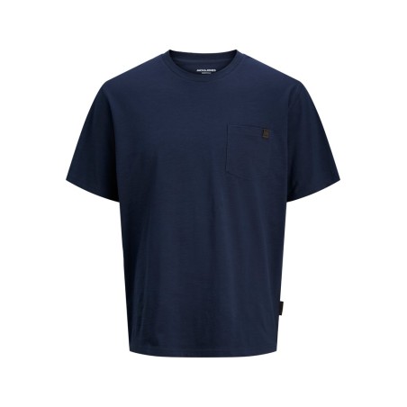 JACK & JONES PLUs Dover kortærmet T-shirt - Navy Blazer