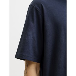 JACK & JONES PLUs Dover kortærmet T-shirt - Navy Blazer