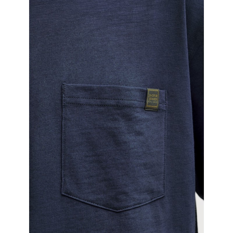 JACK & JONES PLUs Dover kortærmet T-shirt - Navy Blazer