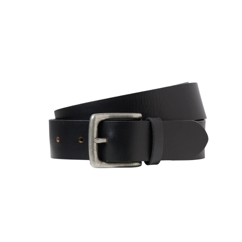 JACK & JONES Soul læder bælte - Sort