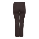 ONLY CARMAKOMA Pever Flared bukser - Black Coffee