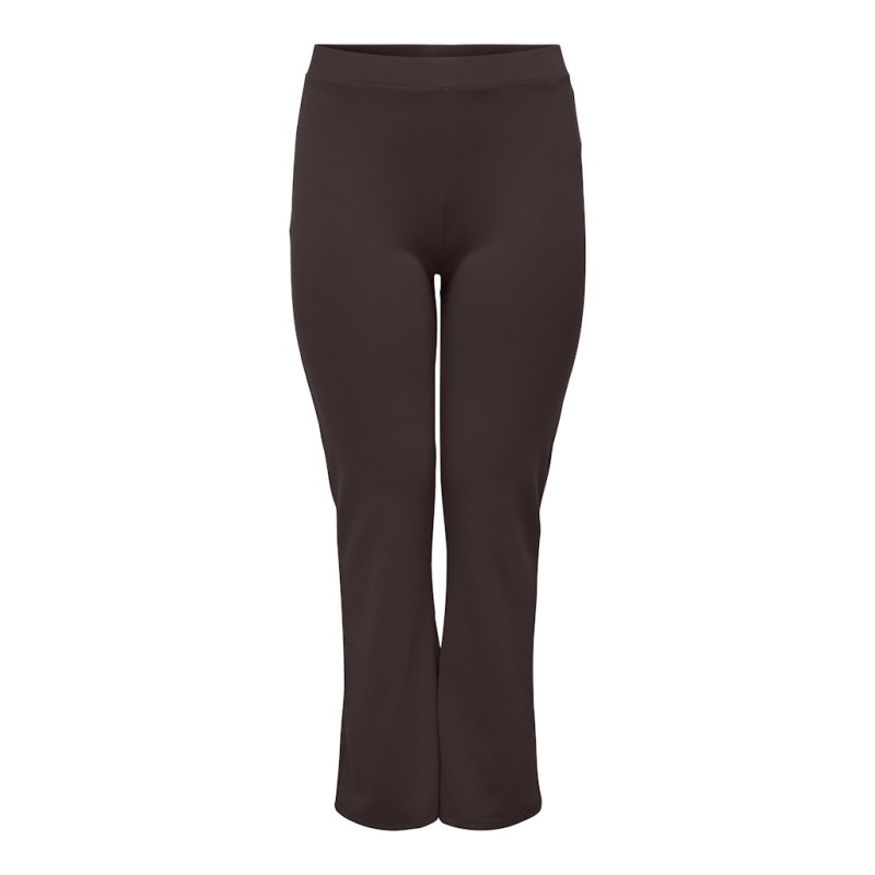 ONLY CARMAKOMA Pever Flared bukser - Black Coffee