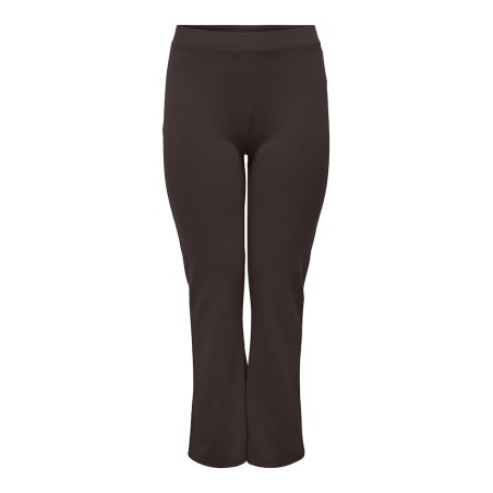 ONLY CARMAKOMA Pever Flared bukser - Black Coffee