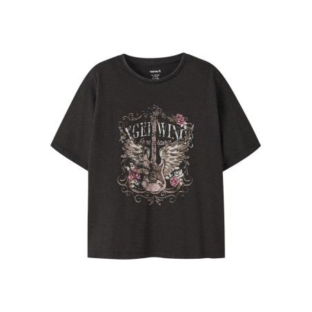 NAME IT Kids Lonna kortærmet T-shirt - Sort
